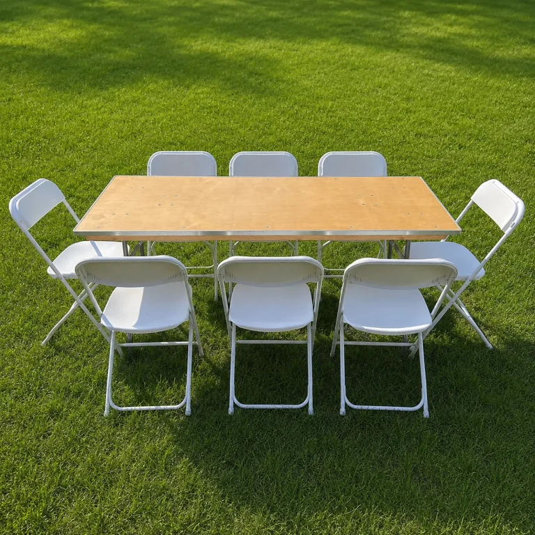 Rectangle Table x Chairs